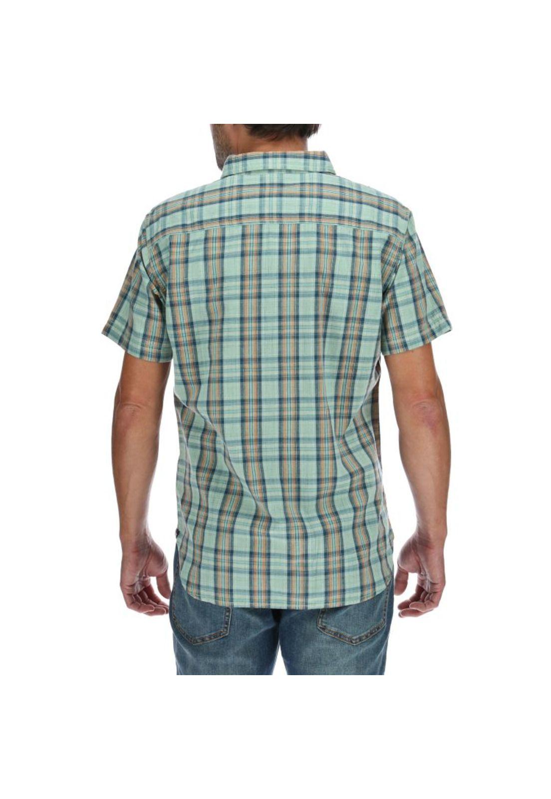 Camisa Mc Hombre Field S/S Shirt Verde-2
