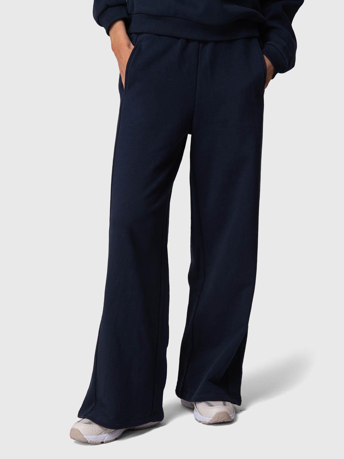 Pantalon Buzo Mujer Pant Palazzo Ii Azul-0