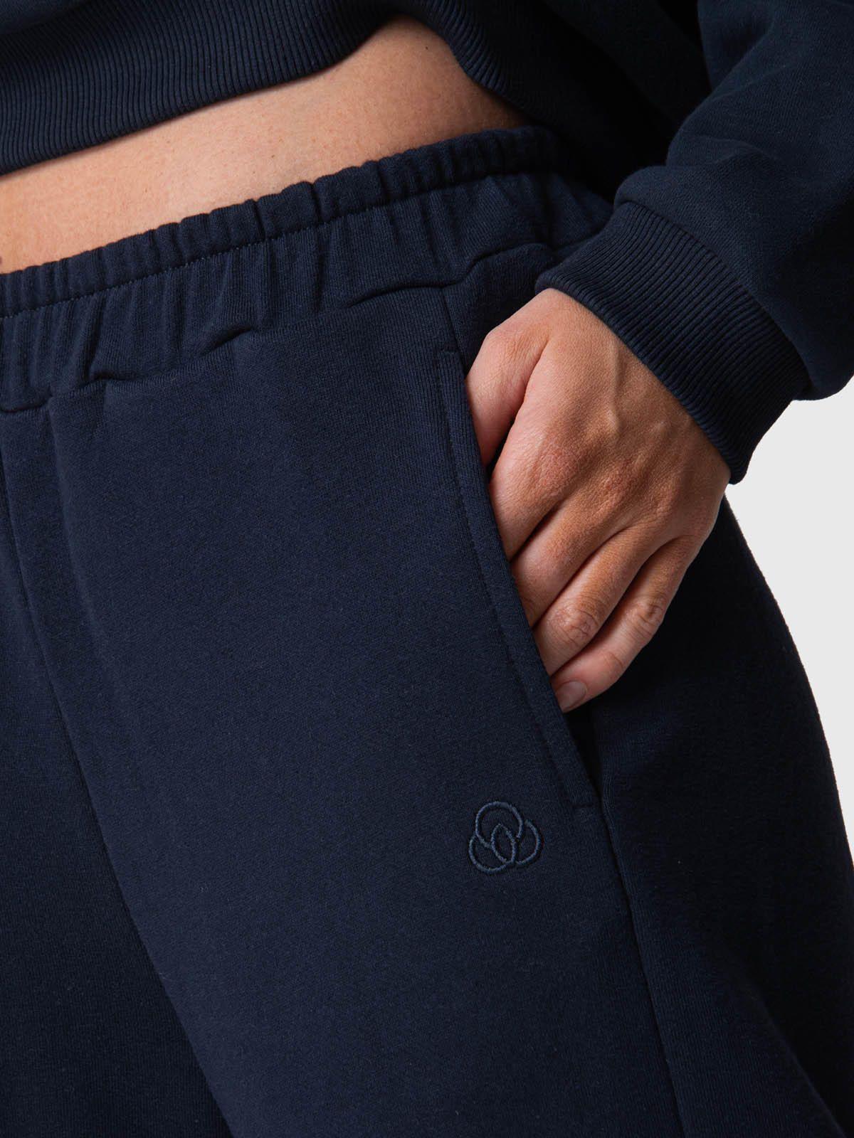 Pantalon Buzo Mujer Pant Palazzo Ii Azul-3