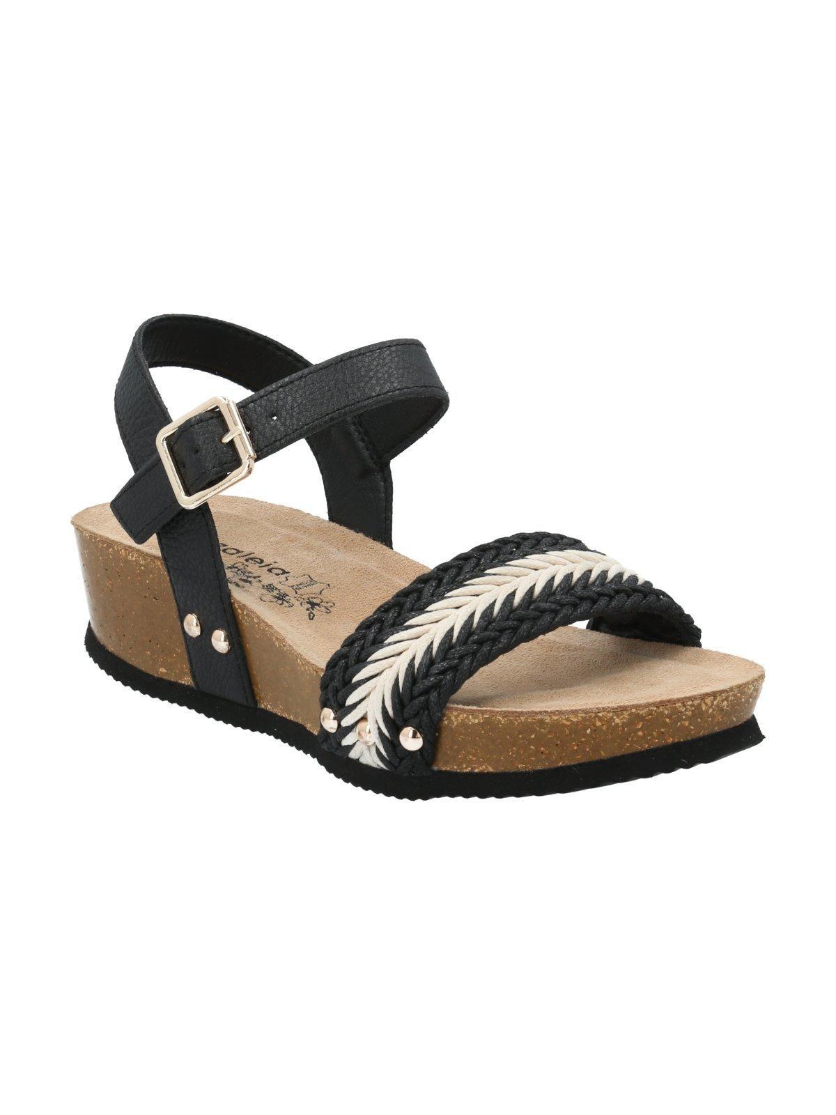 Sandalia Mujer Candida Negro-0