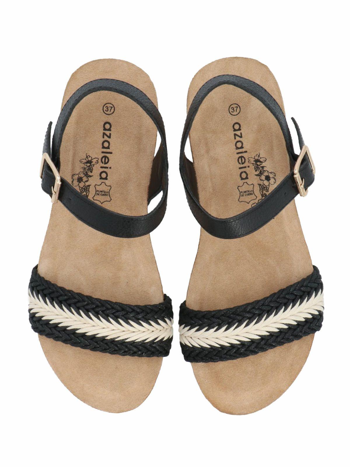 Sandalia Mujer Candida Negro-7