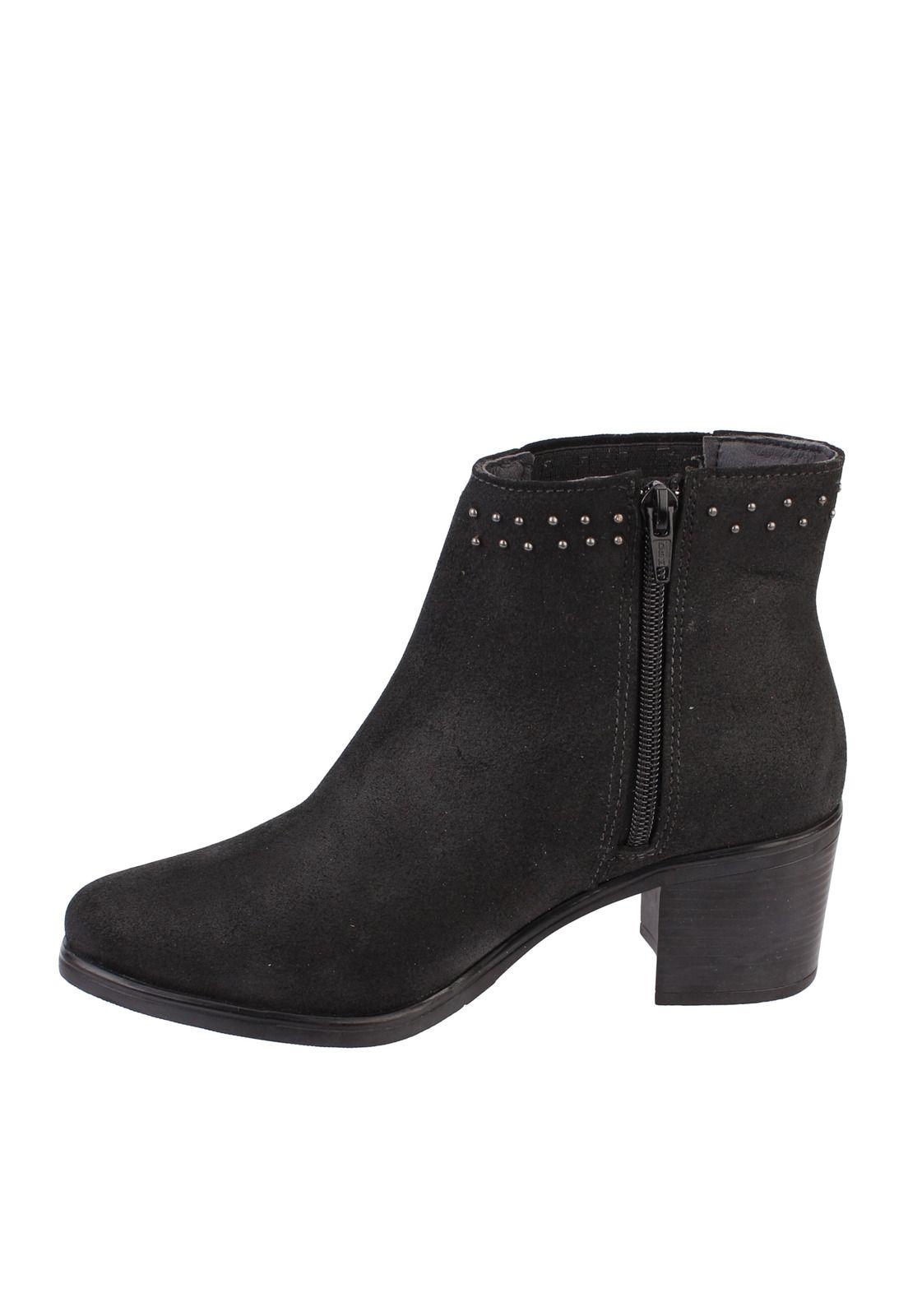 Botin Cuero Mujer Amyn Negro-2