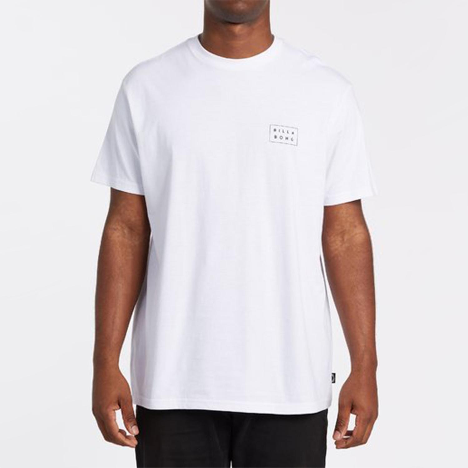 Polera M/C  Diecut Blanco Hombre-0