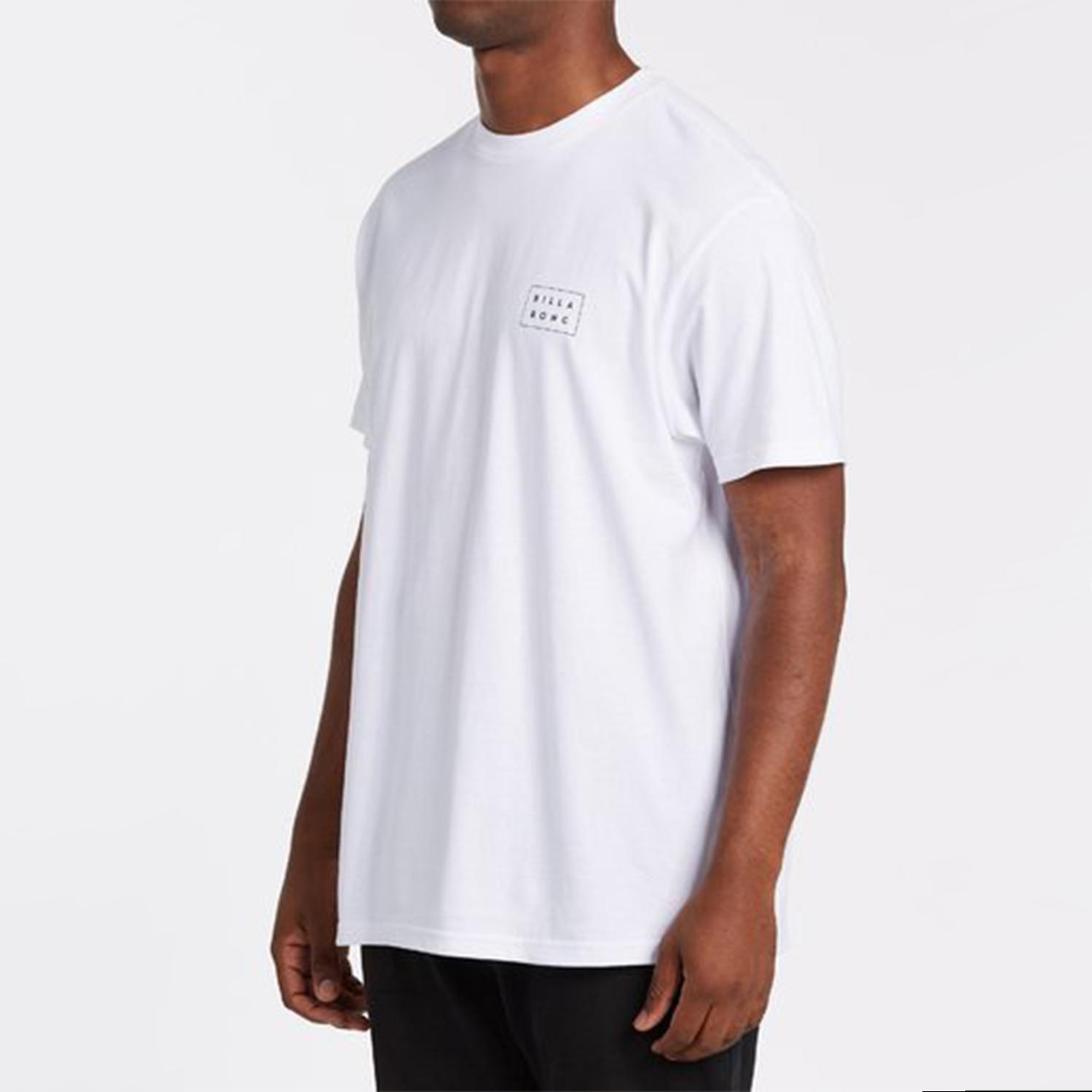 Polera M/C  Diecut Blanco Hombre-1