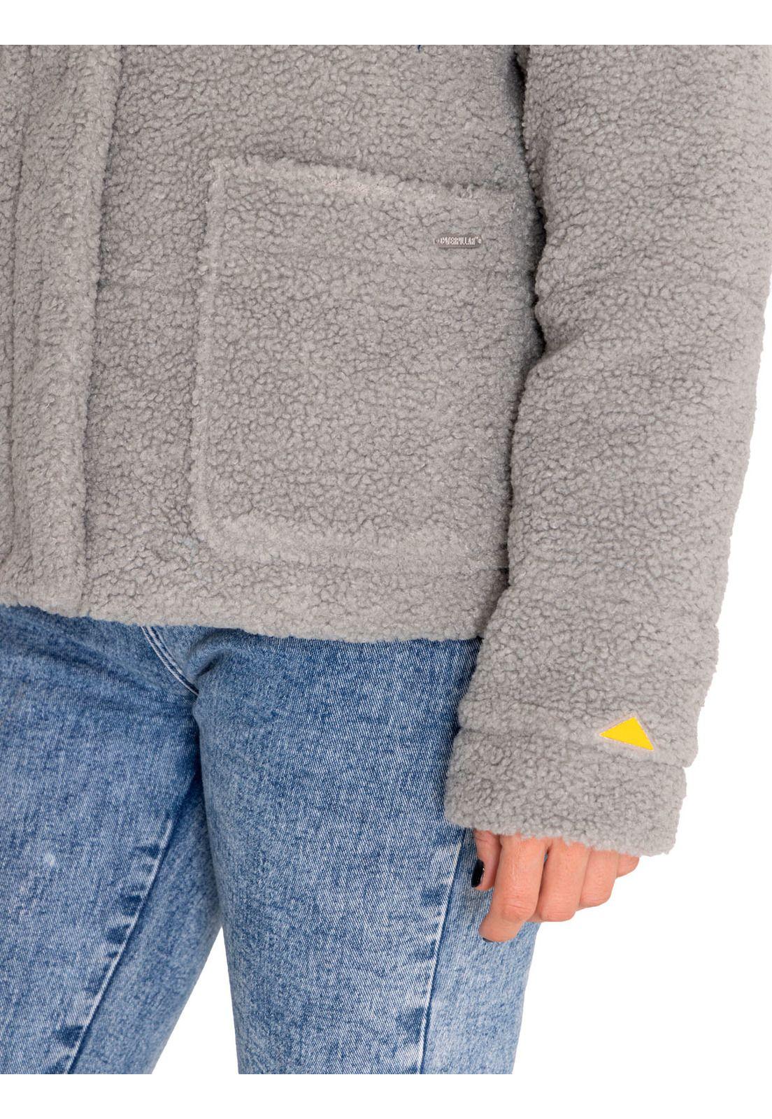 Polar Mujer Insulated Full Zip Teddy Gris-5