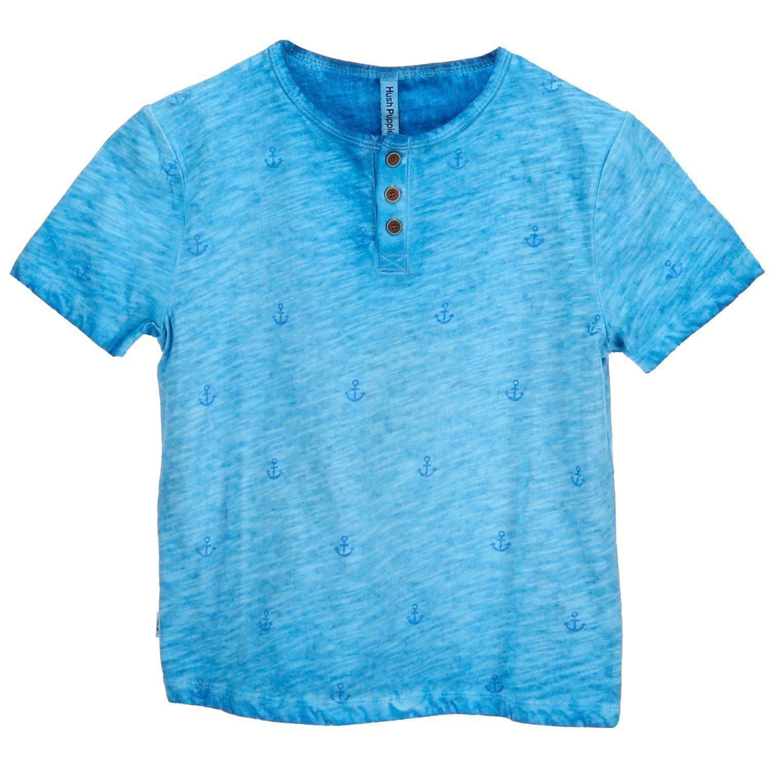 Polera M/C Algodón Bs19-Tsh/Ancla Azul-0