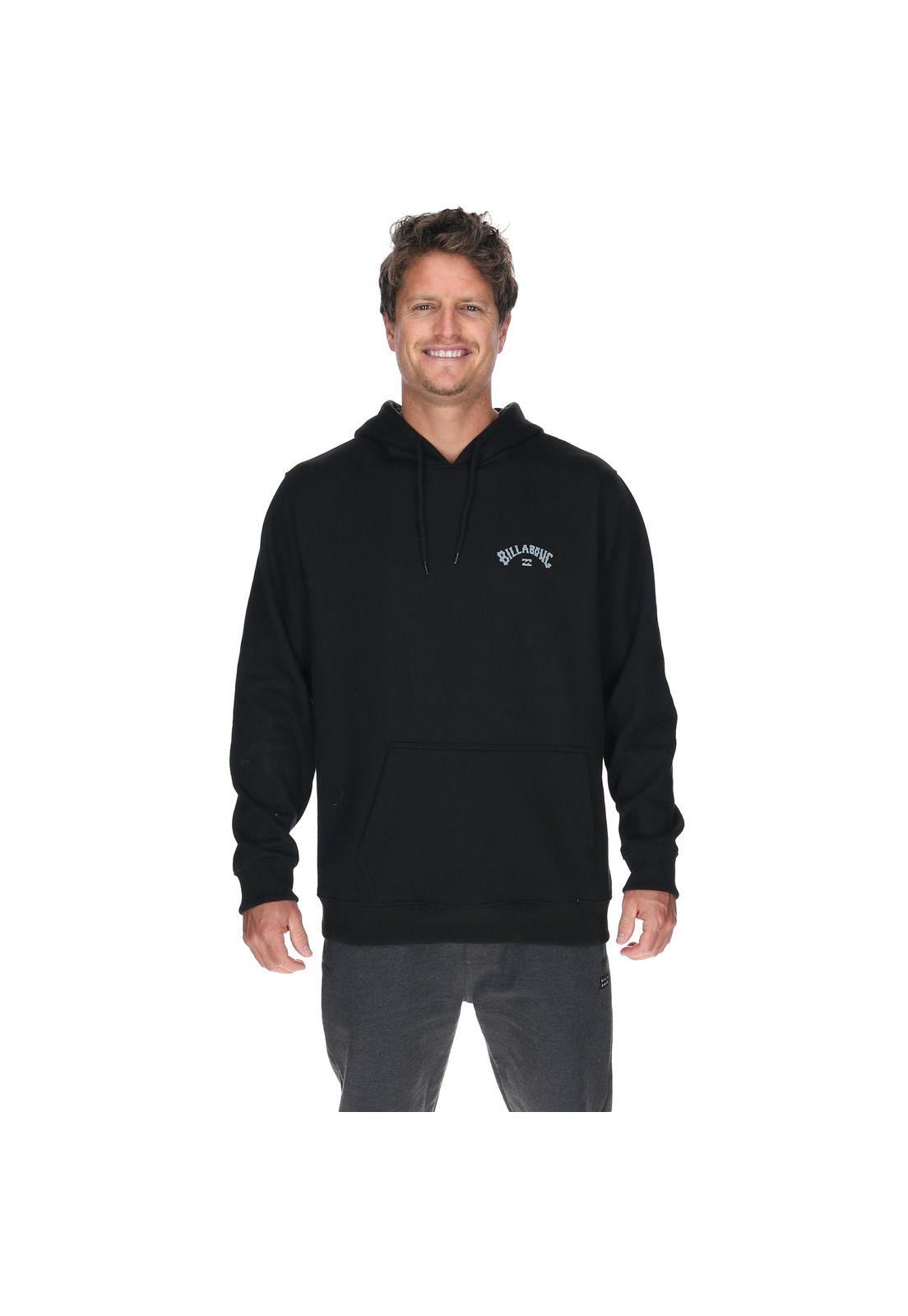 Polerón Hombre Arch Wave Washed Hdy Negro-0