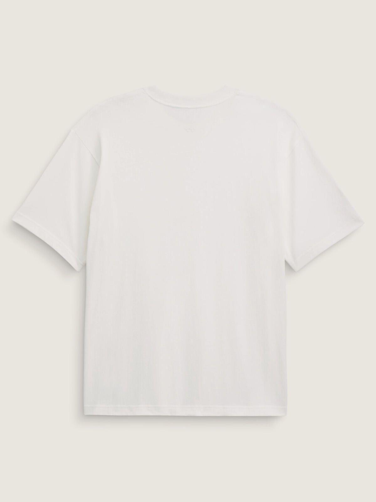 Polera M/C Hombre Loose Fit Tshirt Blanco-5
