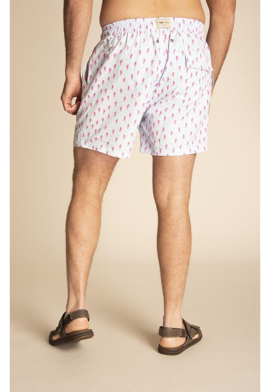 Traje de Baño Hombre Izam Azul Claro-6