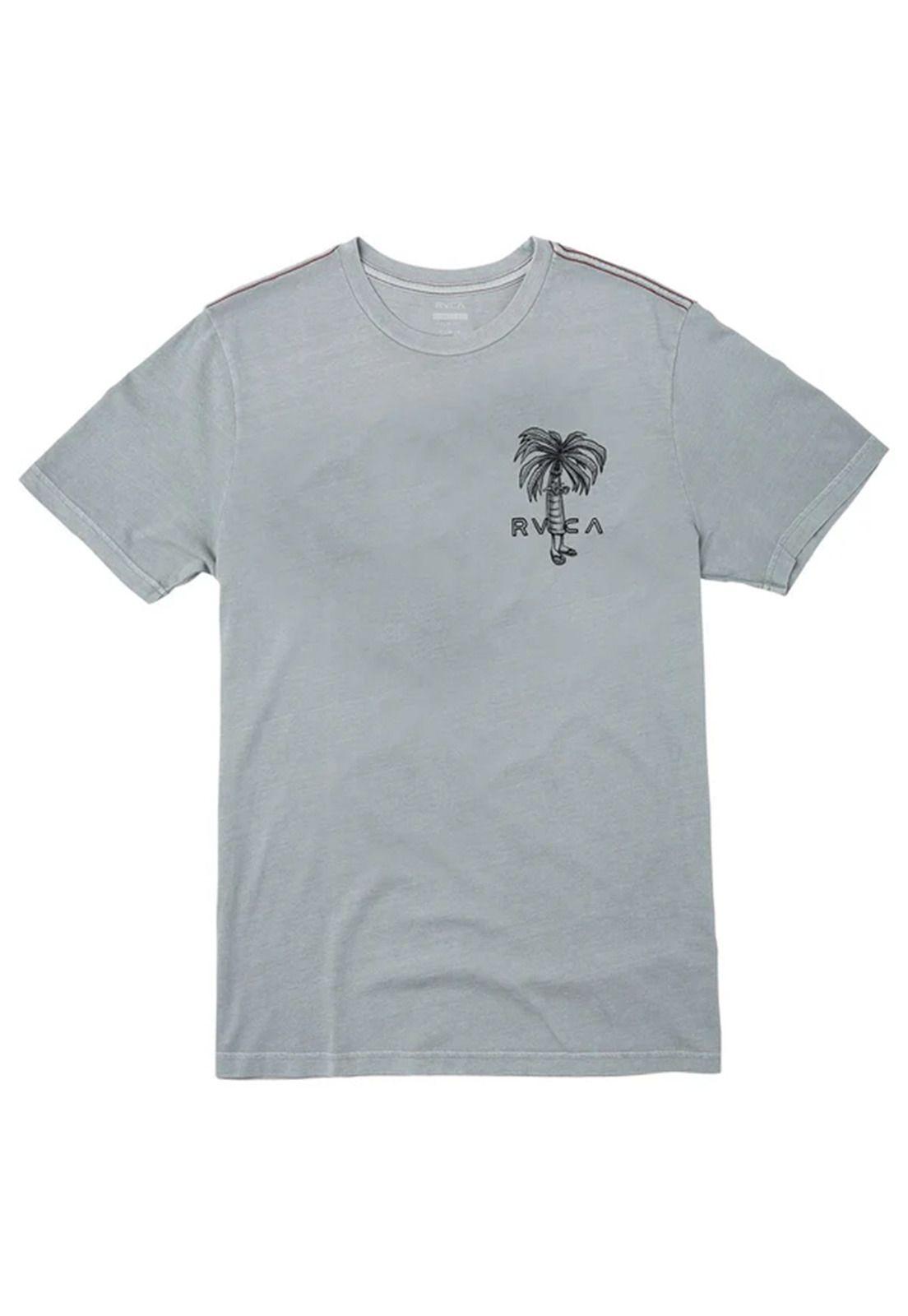 Polera manga corta Hombre Pommier Palms Gris-0