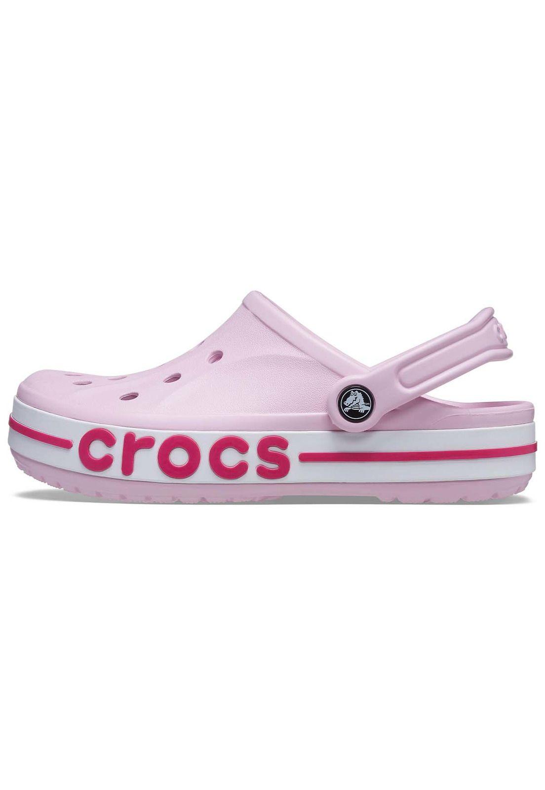Zueco Crocs Unisex Classic Crocband Rosado-1