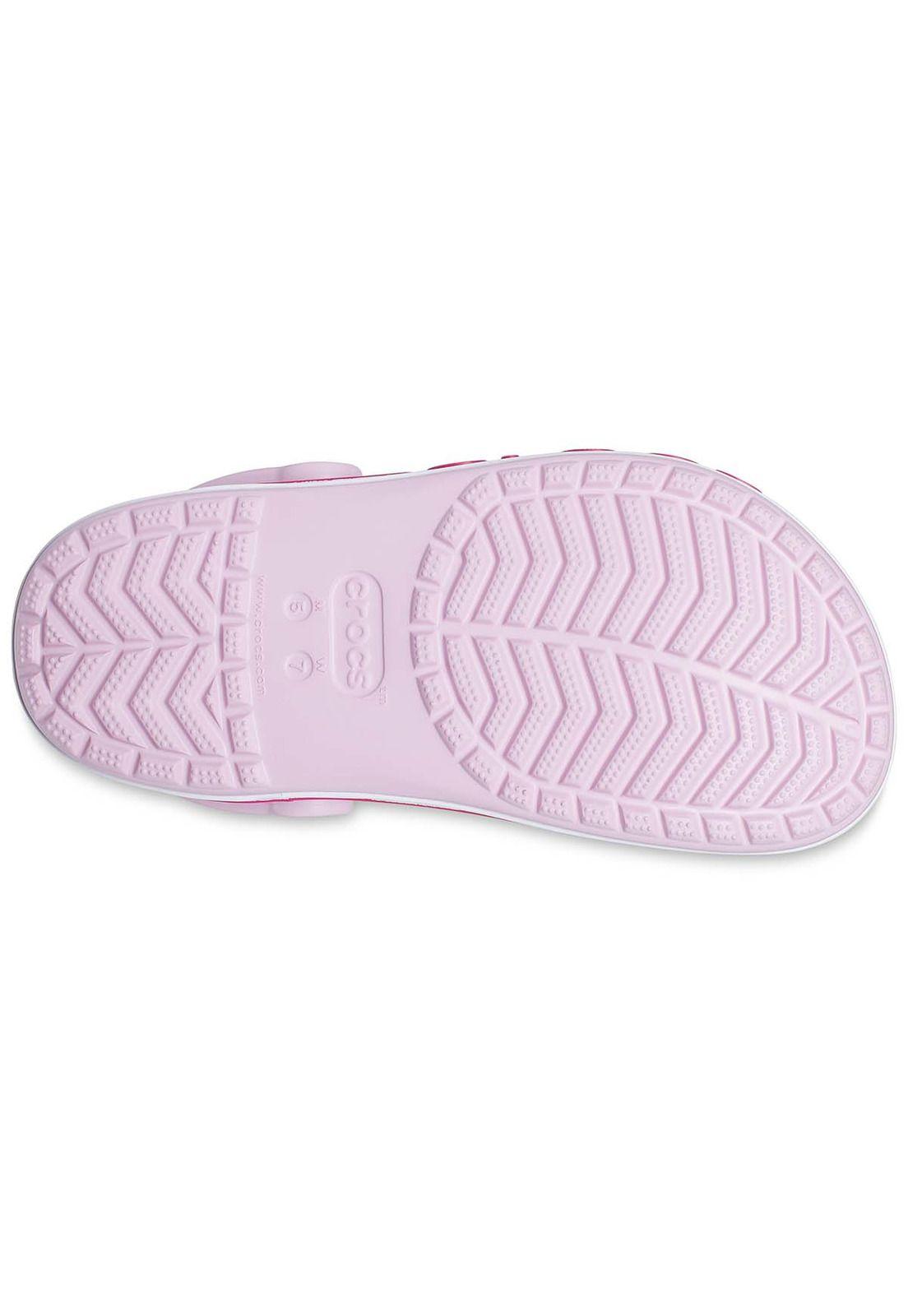 Zueco Crocs Unisex Classic Crocband Rosado-4