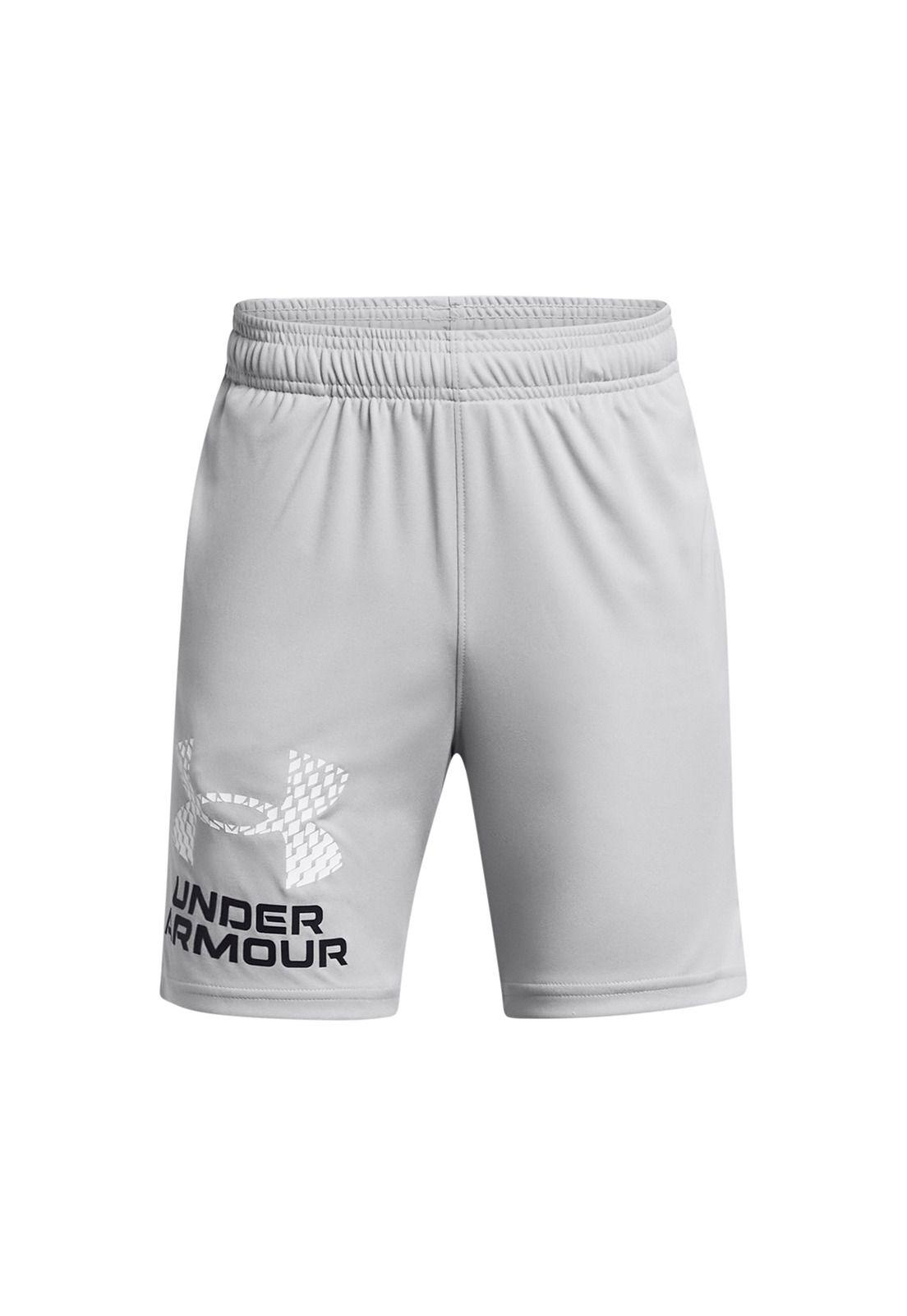 Shorts UA Tech para niño Gris-0