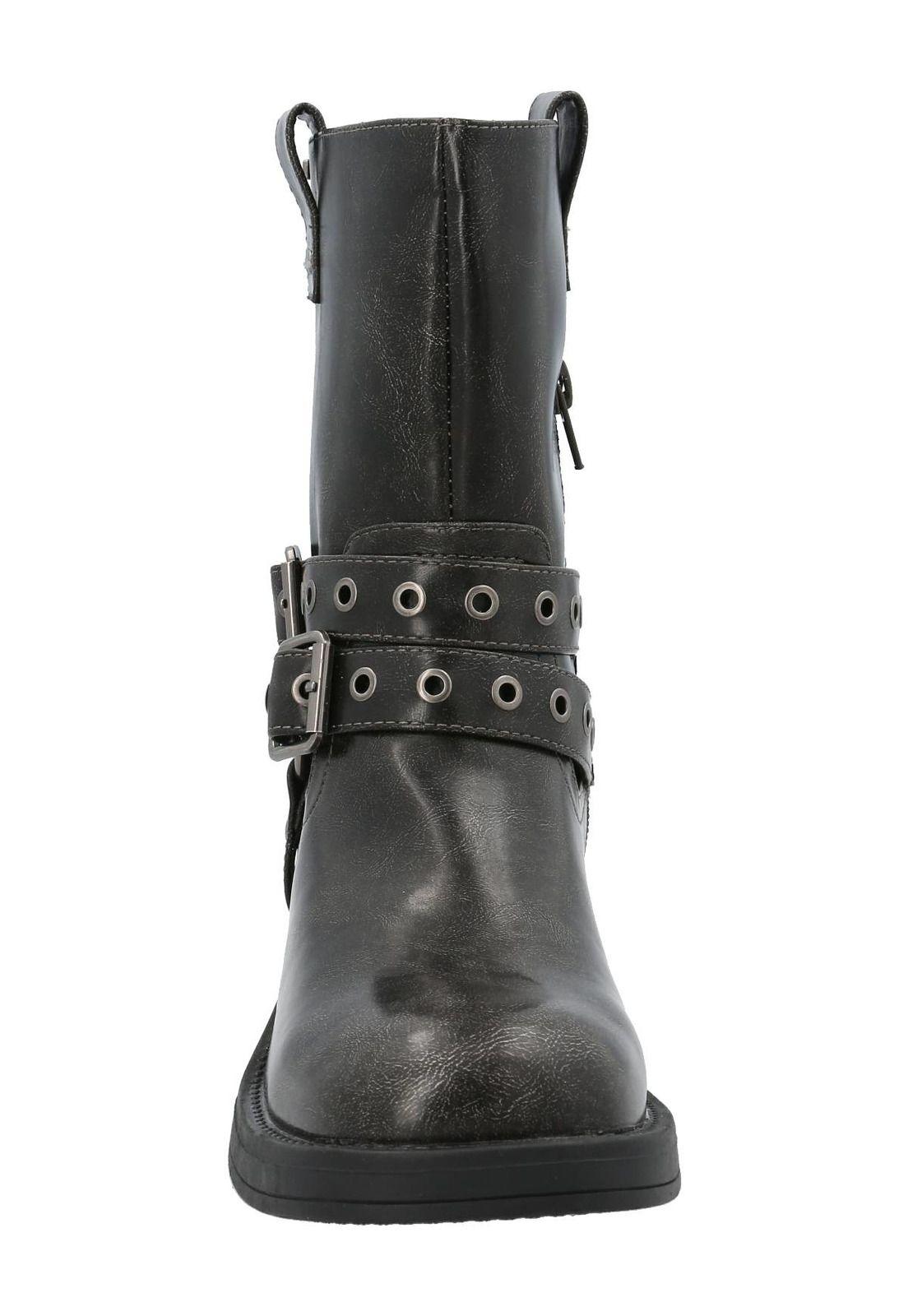 Botín Osasuna Mujer Gris Oscuro-3