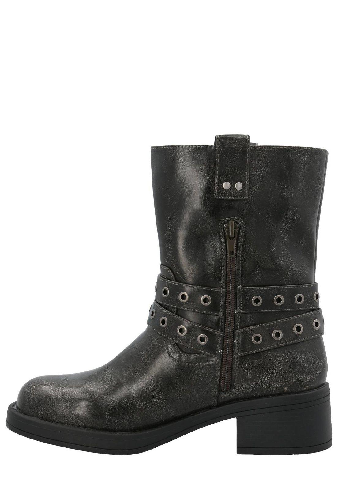 Botín Osasuna Mujer Gris Oscuro-5