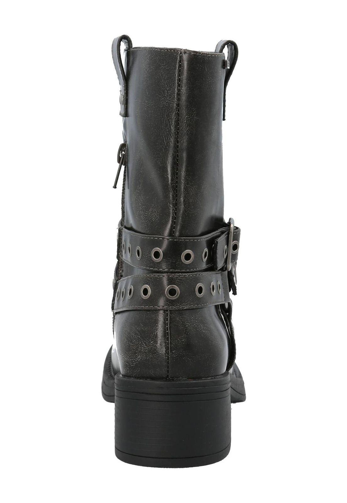 Botín Osasuna Mujer Gris Oscuro-6