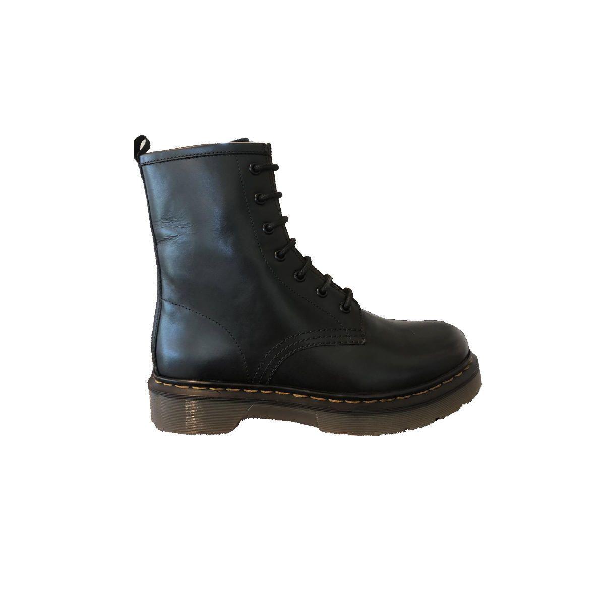 Botín escolar Cuero Julie negro Niña-0