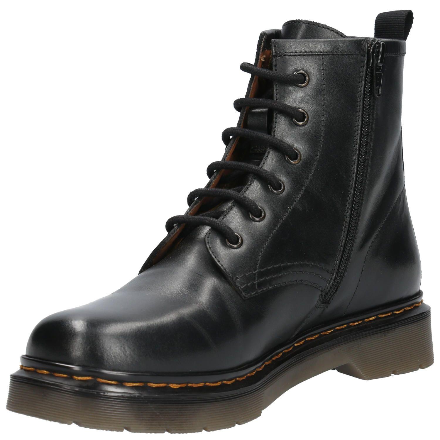 Botín escolar Cuero Julie negro Niña-6