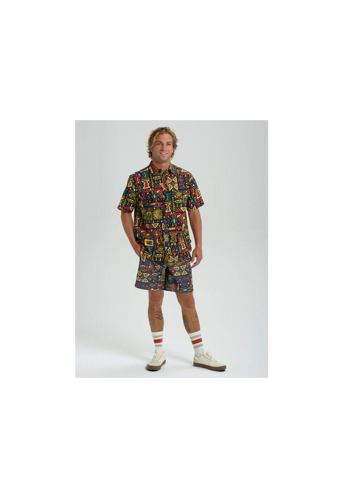Camisa M/C  Hombre Mb Shabooya Camp Ss Outland Multicolor-1