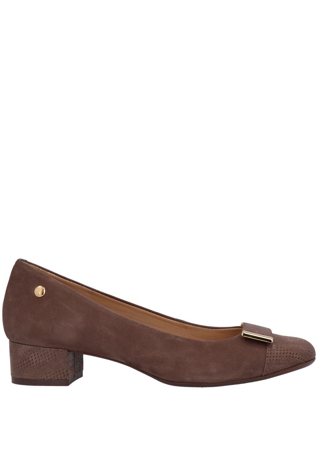 Zapato Mujer Cuero Commited Gris-1