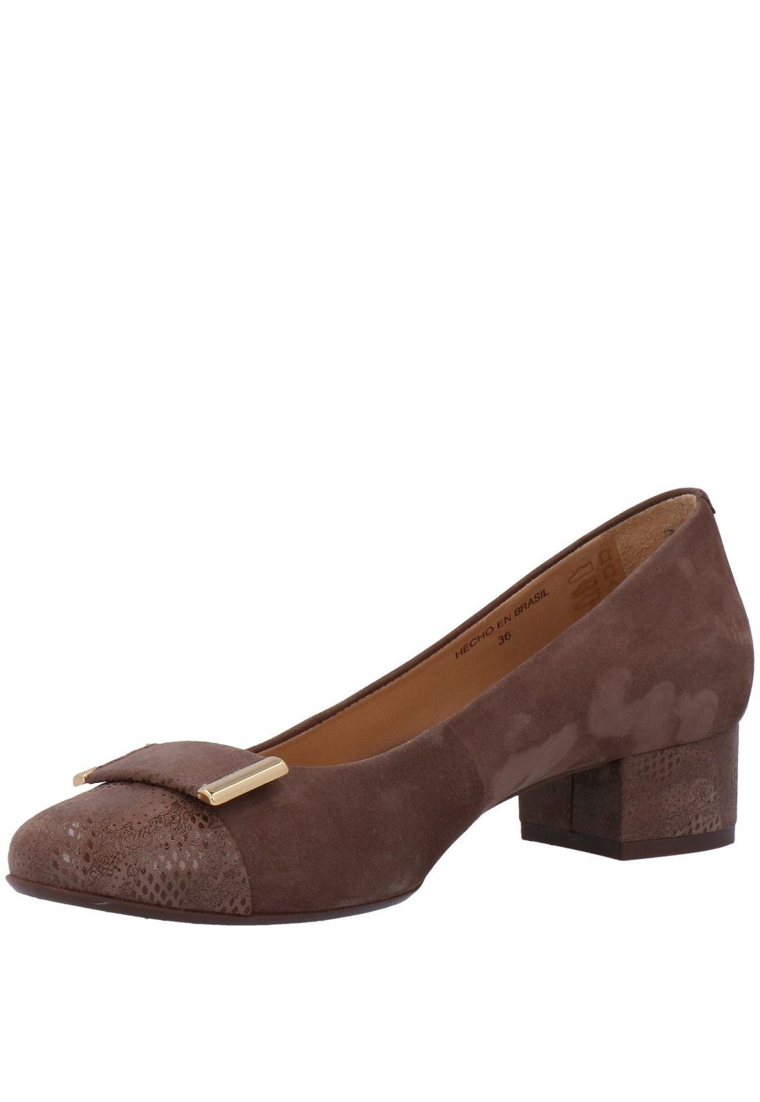 Zapato Mujer Cuero Commited Gris-3