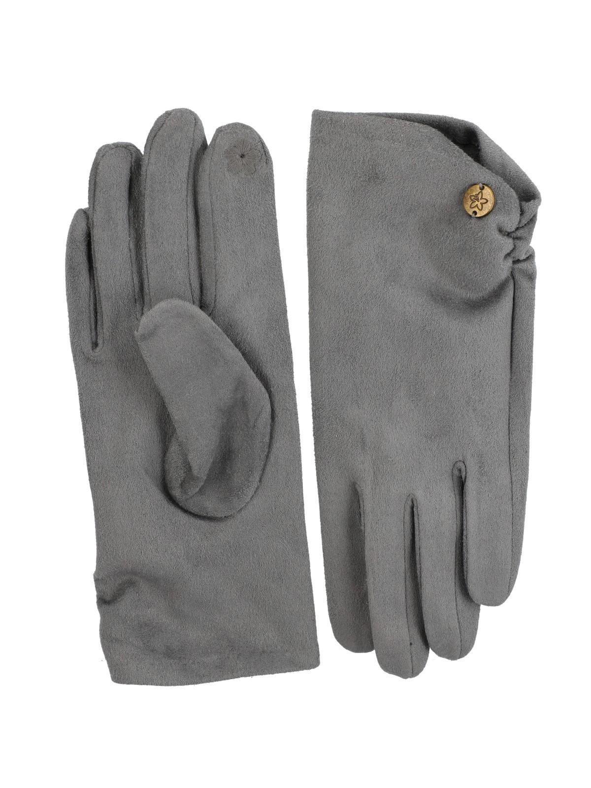 Guantes Mujer Pleat Glove Negro-0