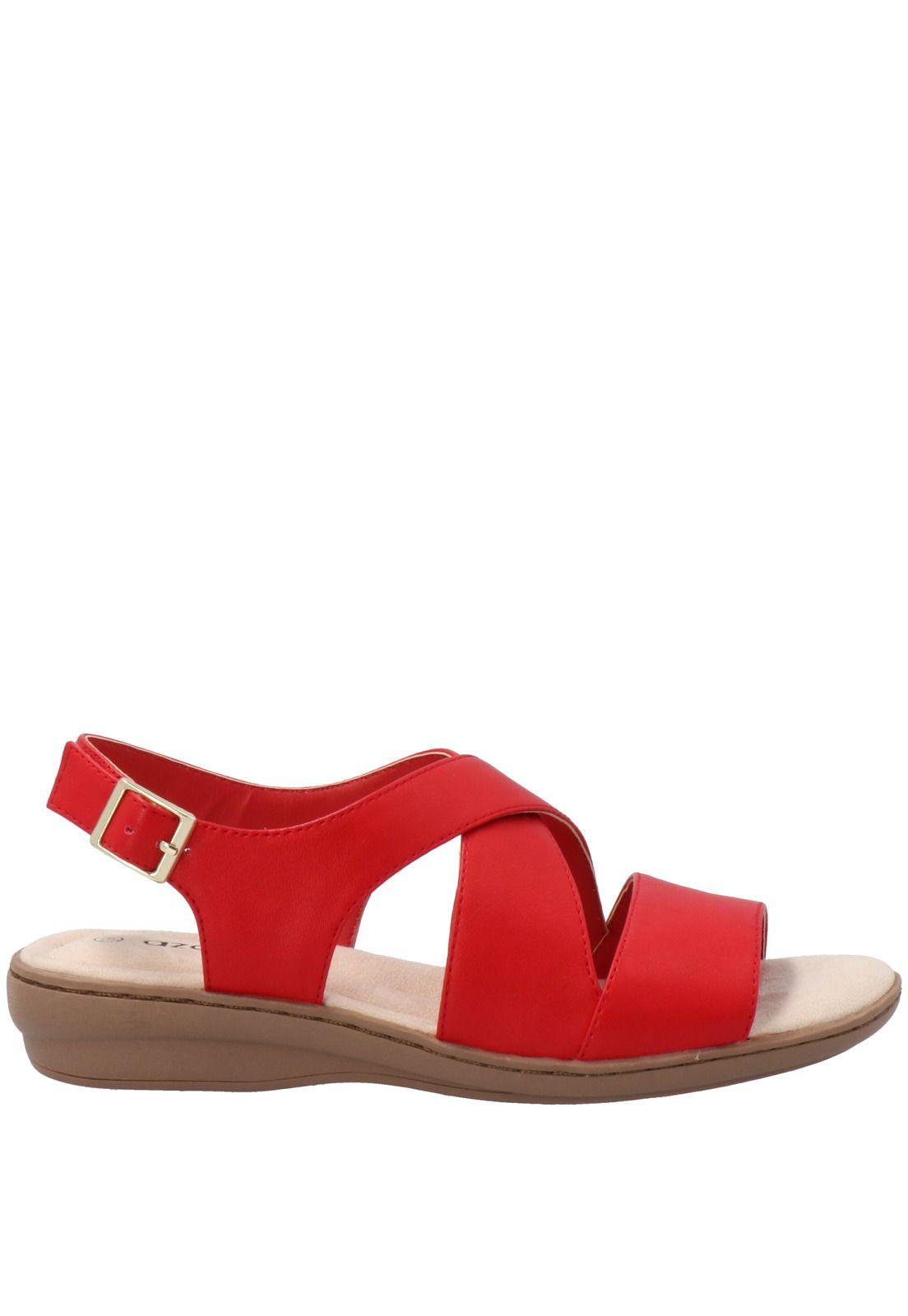 Sandalia Mujer Wiko Rojo-1