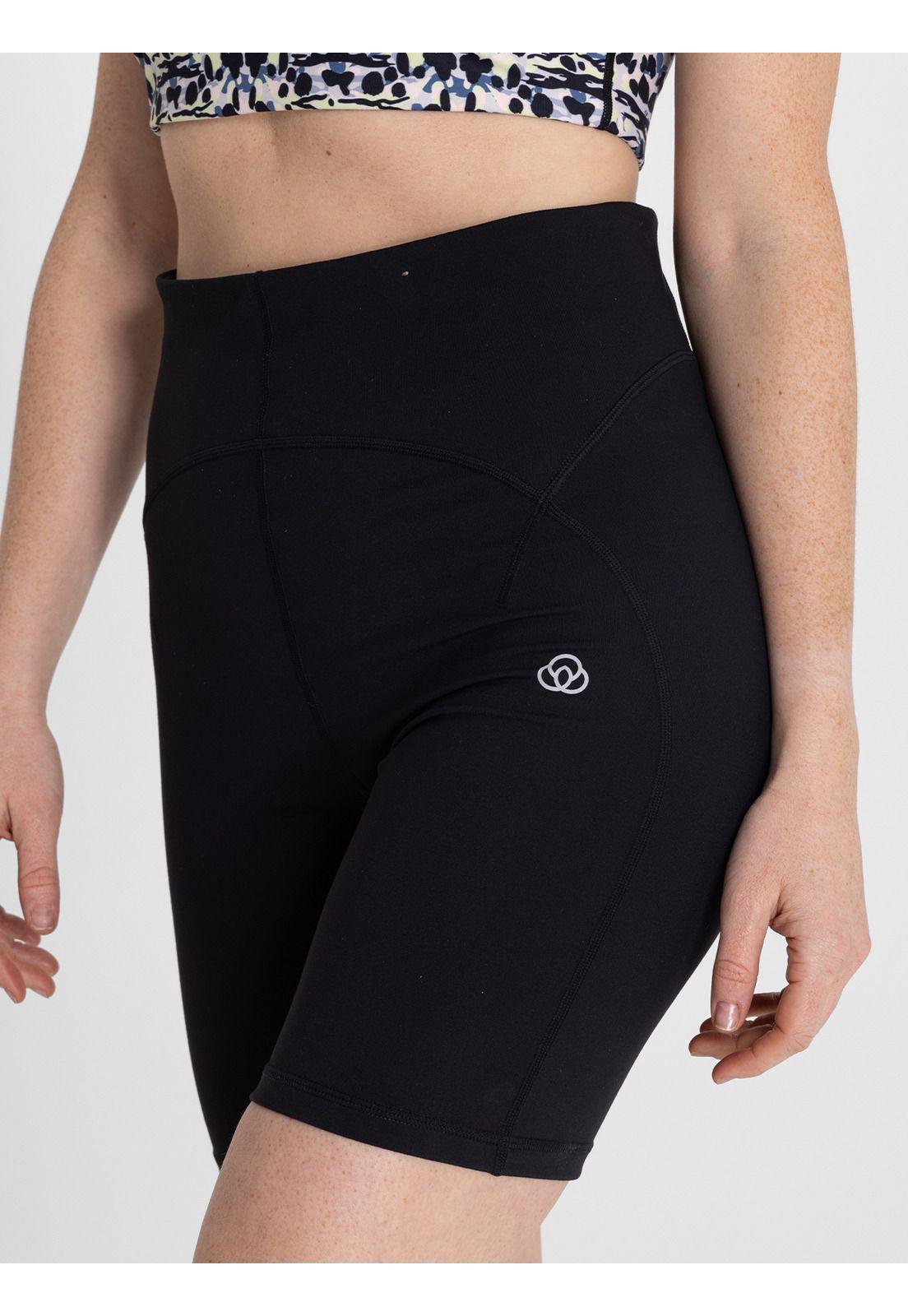 Calza corta tiro alto Mujer Nix Negro-8