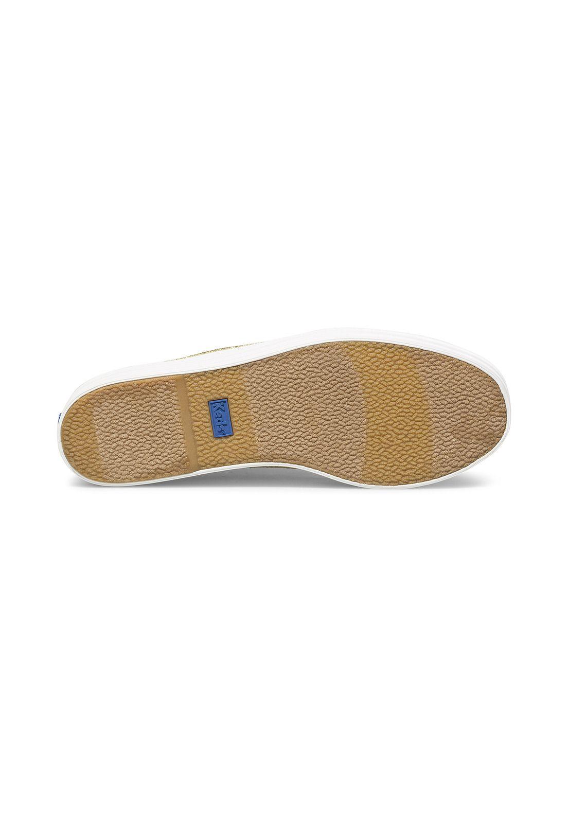 Zapatilla Triple Up Metallic Twill Dorado-2