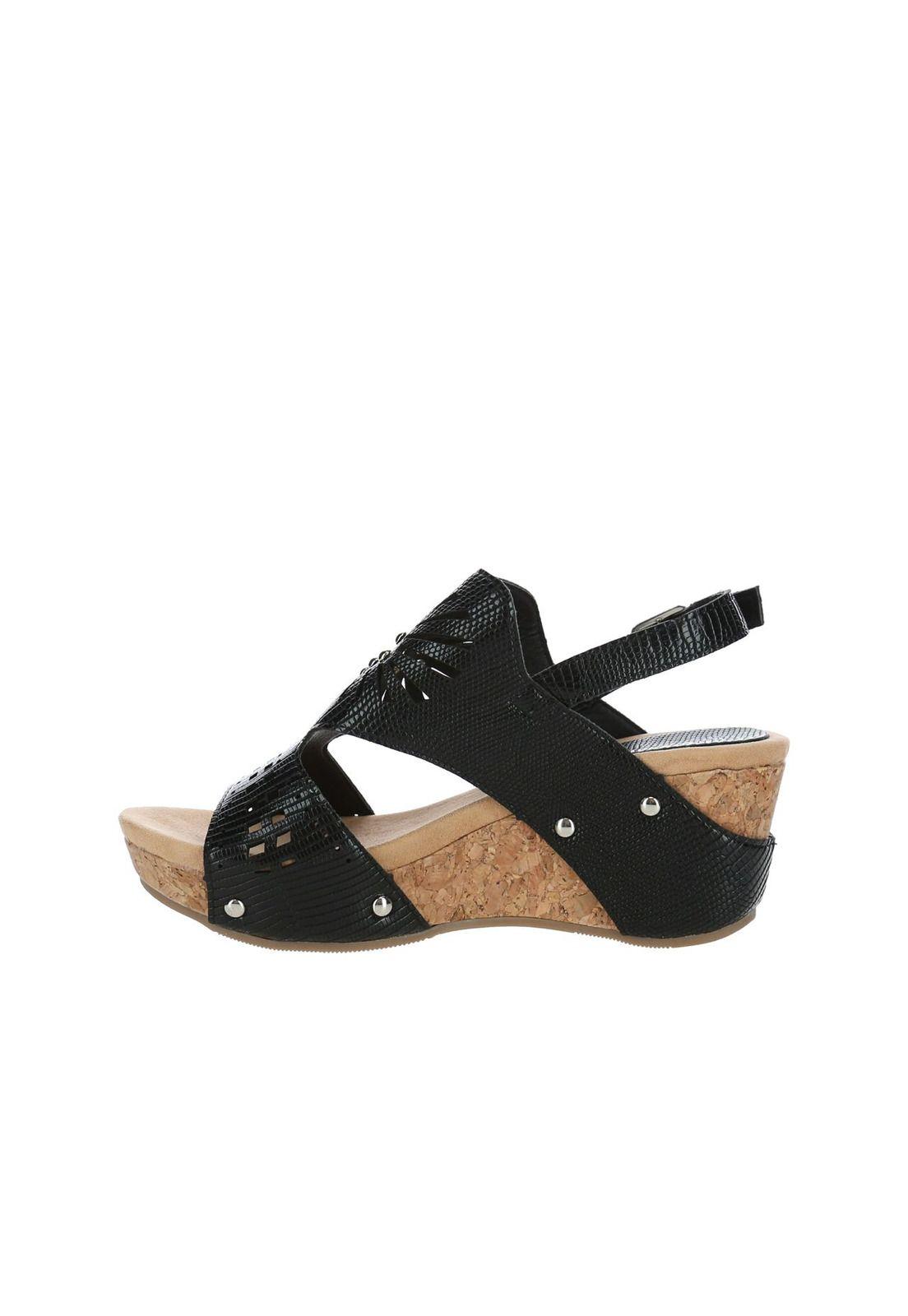 Sandalia Mujer Grape Negro-4