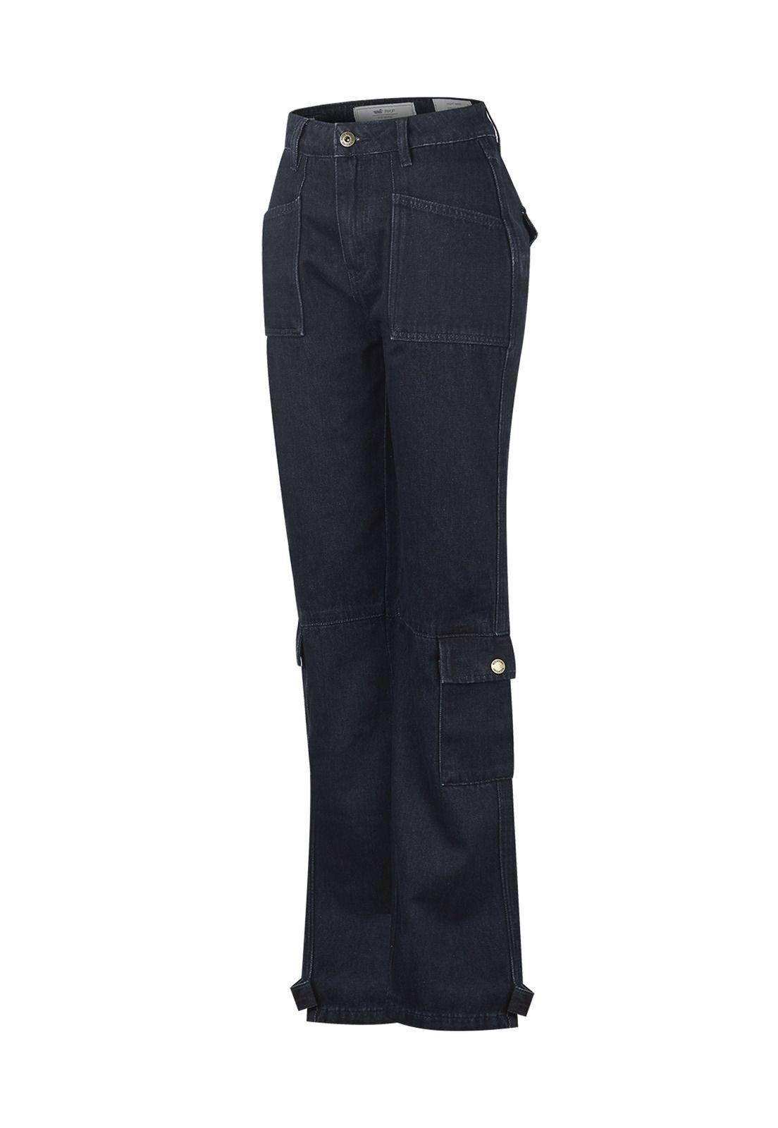 Jeans Algodón Orgánico Azul Noa Mujer -0