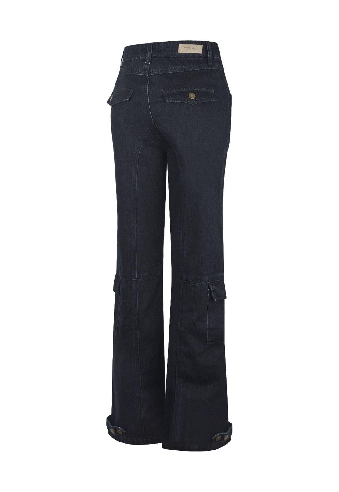 Jeans Algodón Orgánico Azul Noa Mujer -1