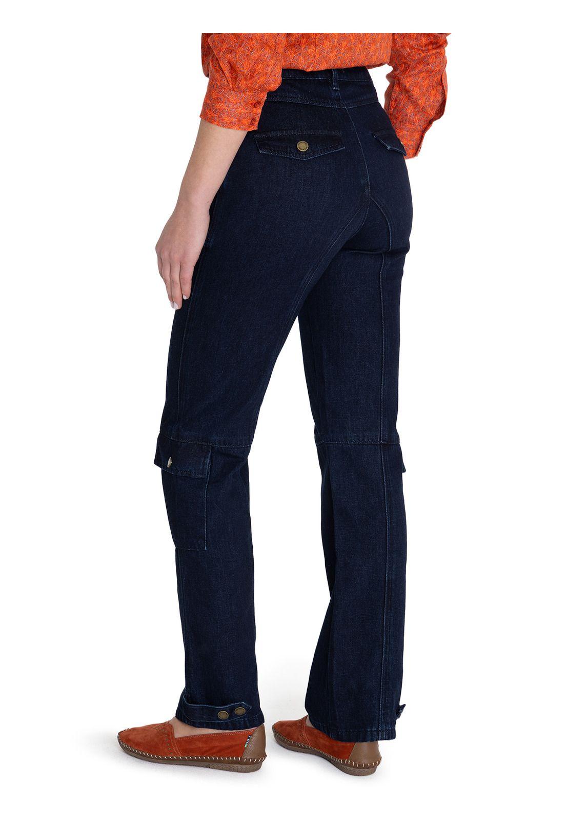 Jeans Algodón Orgánico Azul Noa Mujer -9
