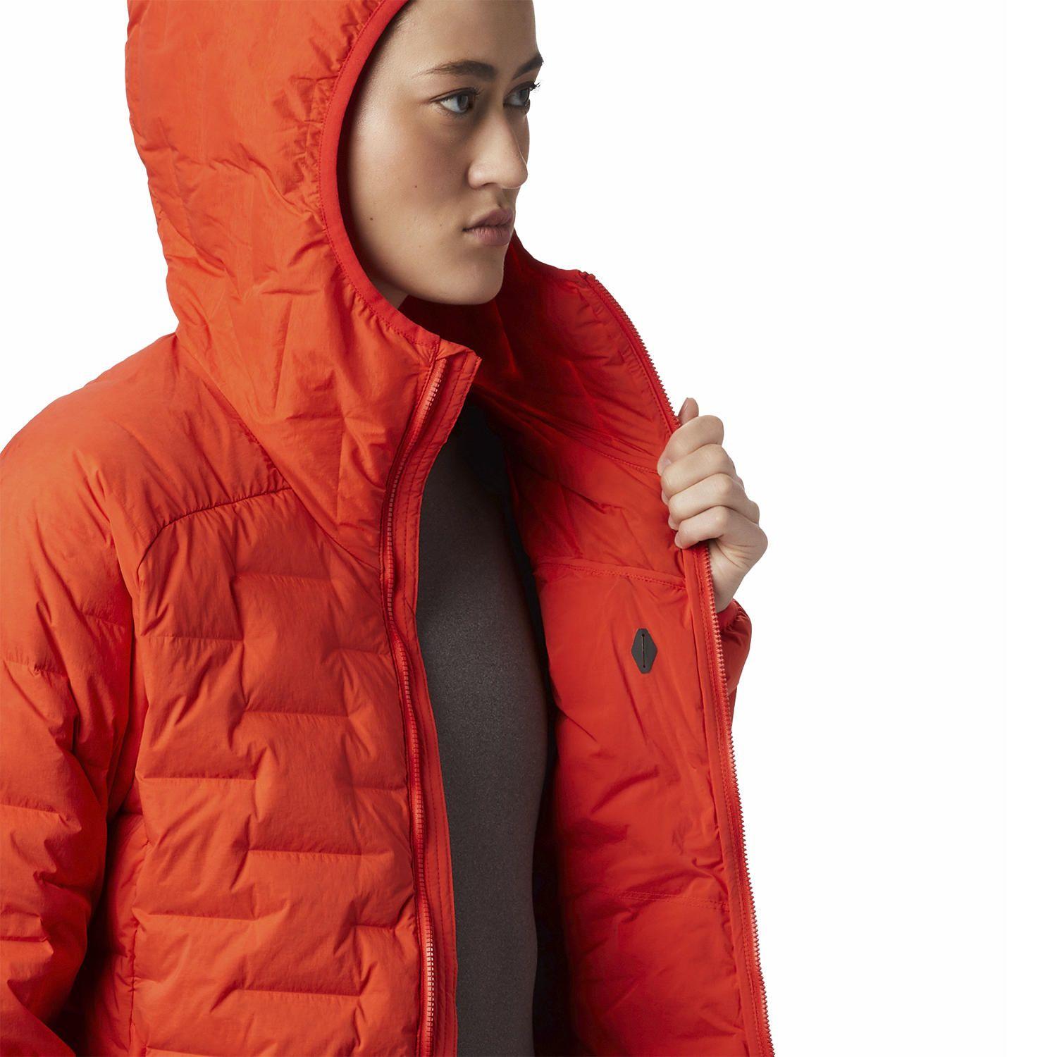 Parka Mujer Superds Stretchdown Red-4