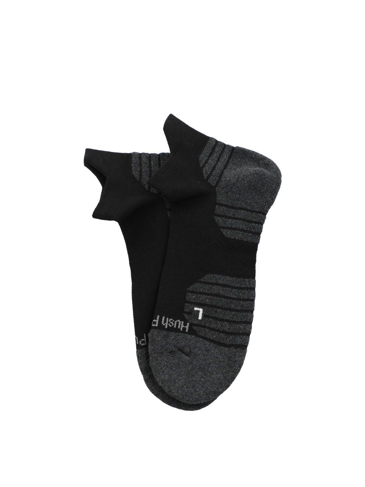 Calcetín Algodón Hombre Ped Stripe Negro-2