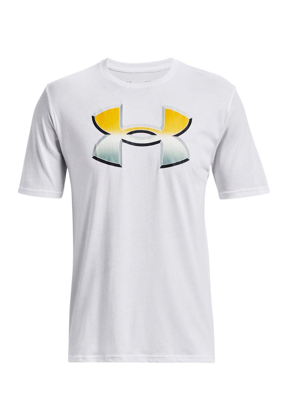 Polera manga corta Big Logo hombre Blanco-0