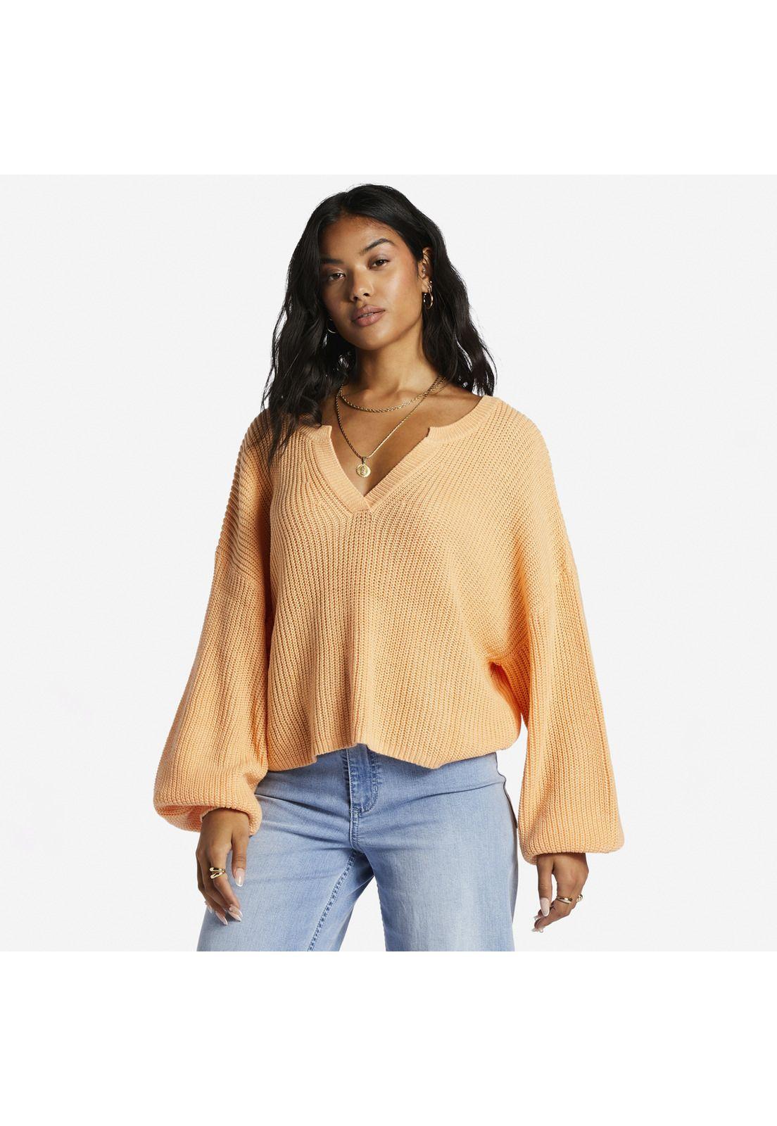 Sweater No Worries Swtr Naranjo Mujer-0