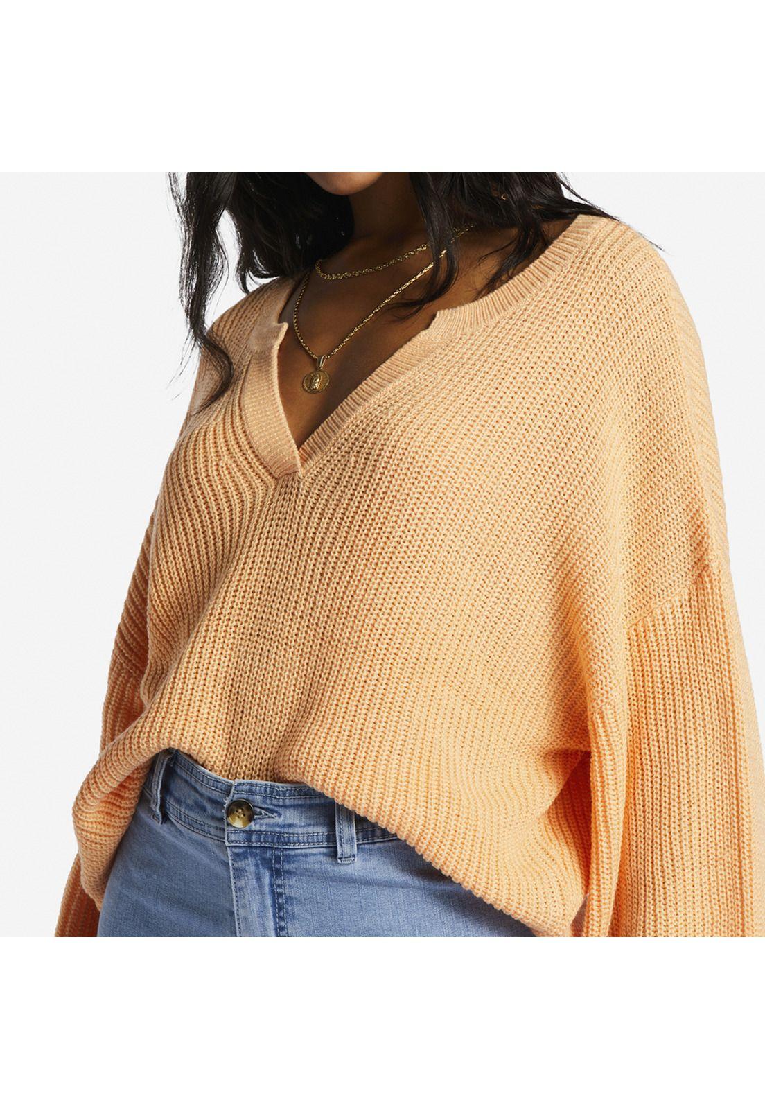 Sweater No Worries Swtr Naranjo Mujer-3