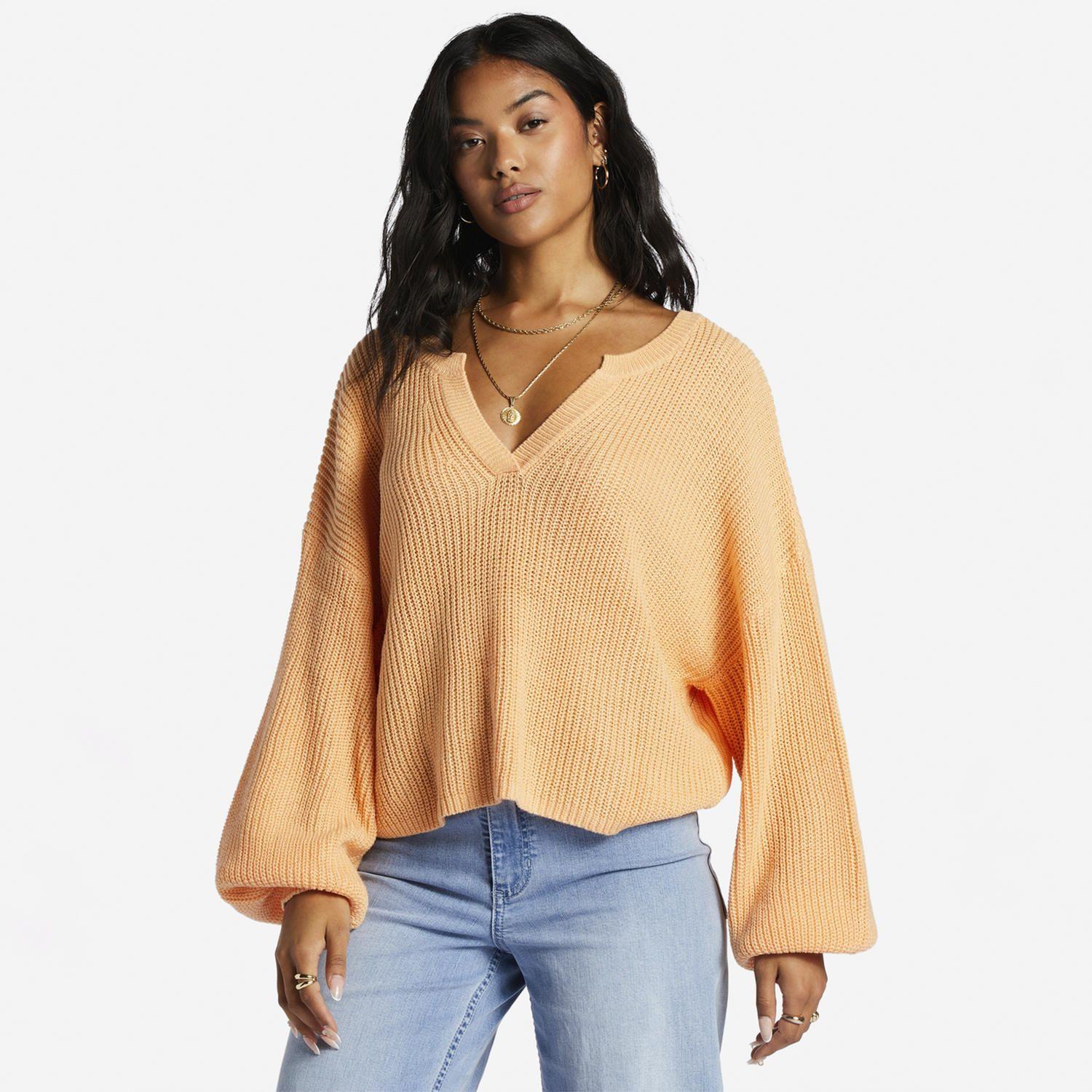 Sweater No Worries Swtr Naranjo Mujer-0