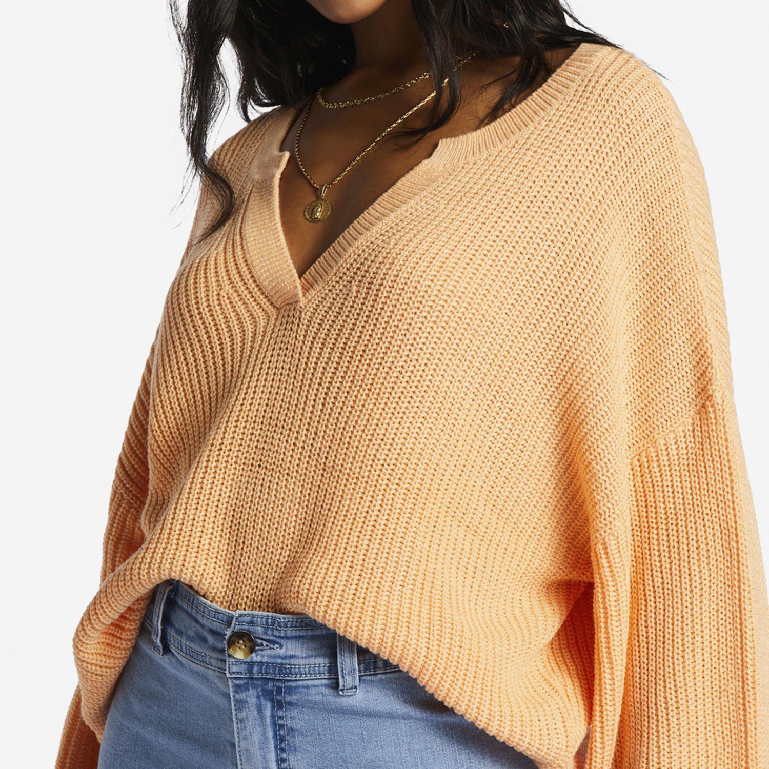 Sweater No Worries Swtr Naranjo Mujer-3