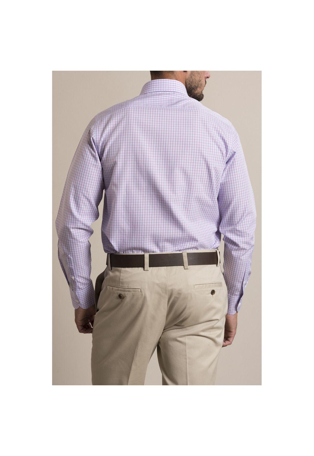 Camisa Libre de Arrugas Rockford Rosa-3