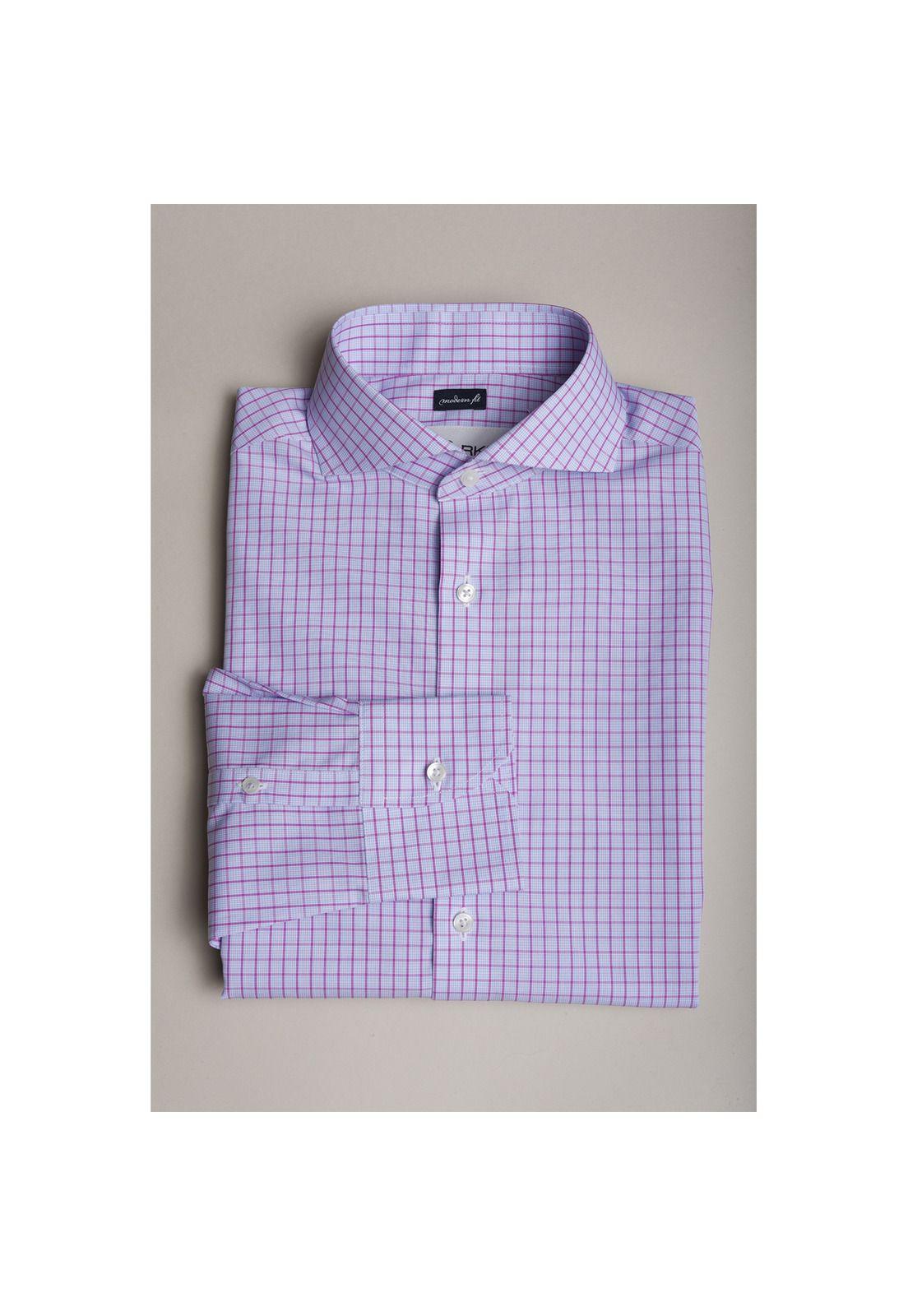 Camisa Libre de Arrugas Rockford Rosa-4