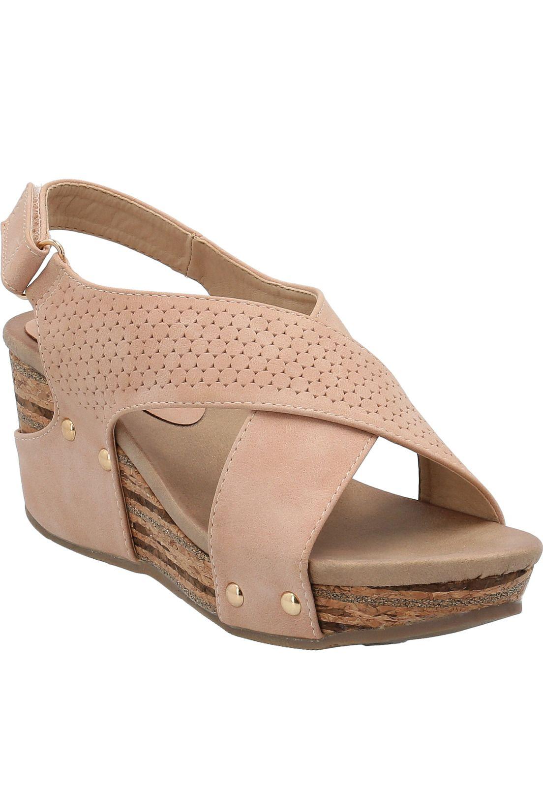 Sandalia Mujer Elfried Rosa-0