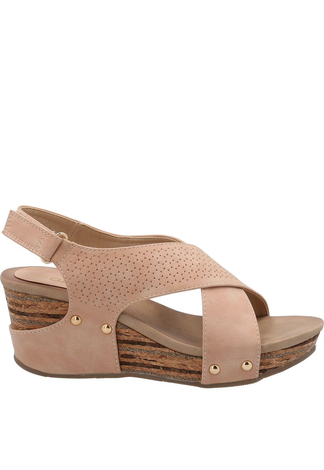 Sandalia Mujer Elfried Rosa-1