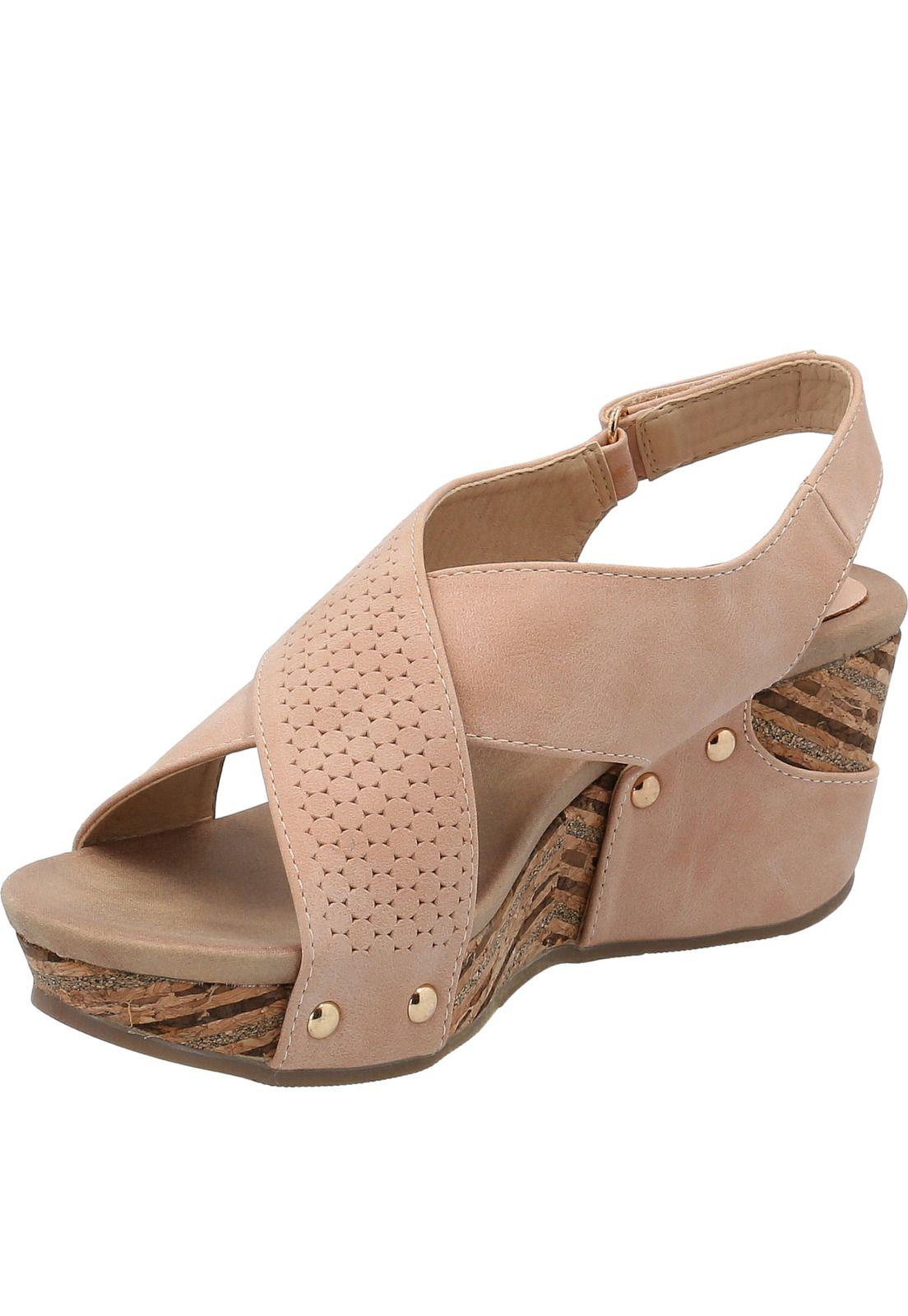 Sandalia Mujer Elfried Rosa-3