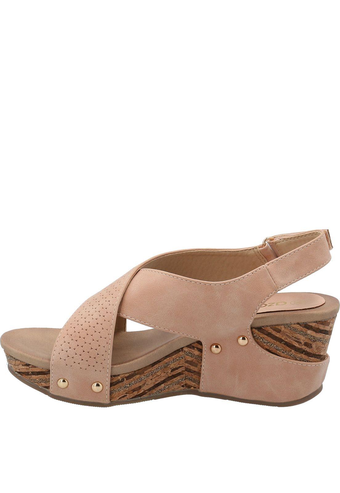 Sandalia Mujer Elfried Rosa-4