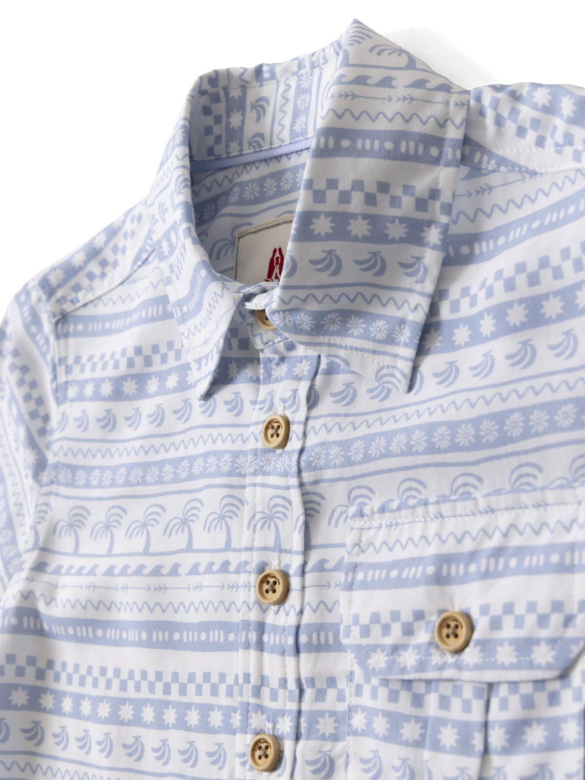 Camisa Manga Corta Niño Aura Blanco-3