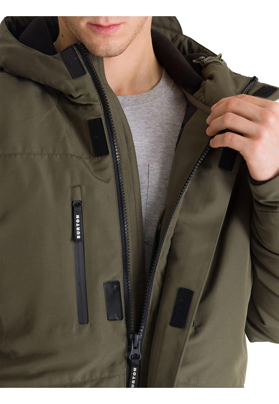 Parka impermeable Hombre Utility Verde Burton-4