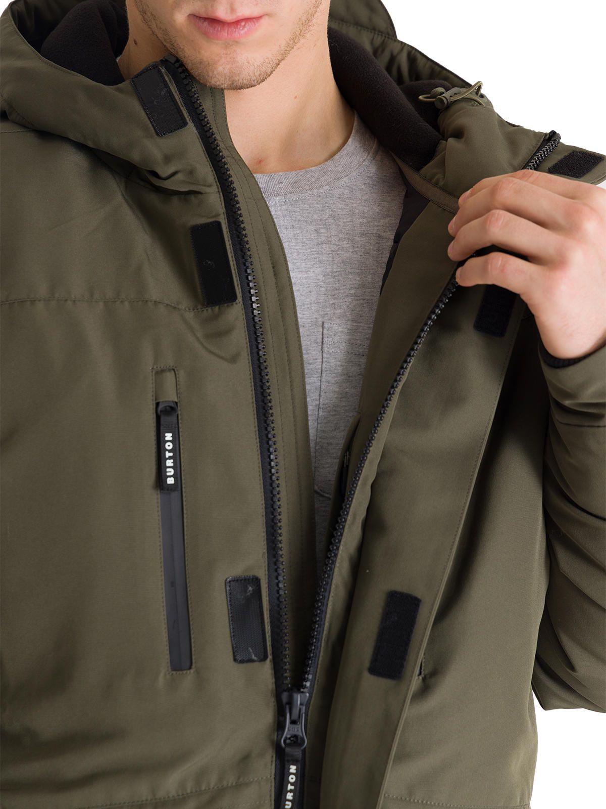 Parka impermeable Hombre Utility Verde Burton-4