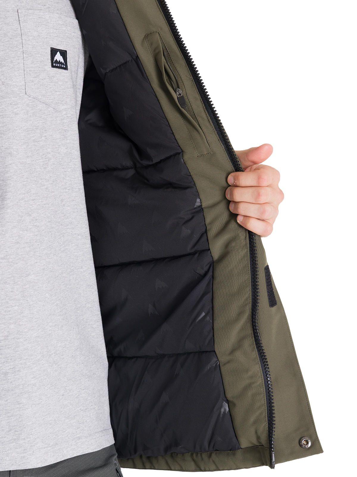 Parka impermeable Hombre Utility Verde Burton-5